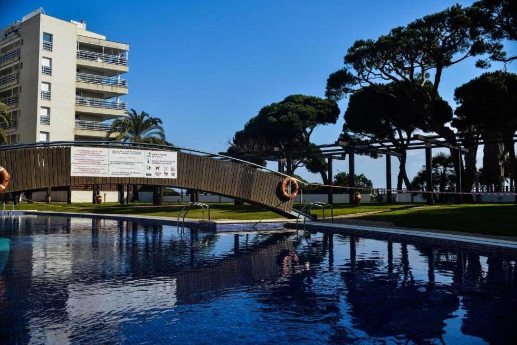 S'Abanell Central Park playa y piscina Blanes Exterior foto